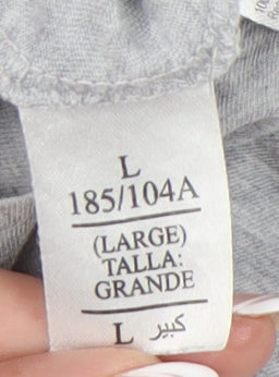 AllSaints Men's Grey Large Crew Neck T-Shirt