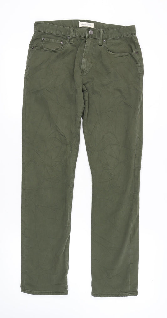 Gap Men's Green Slim Fit Chinos - Size 30
