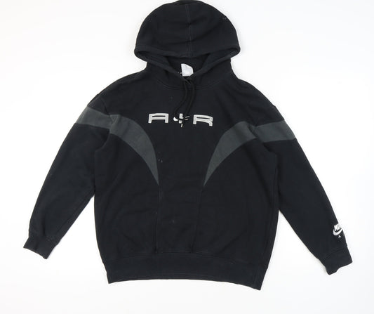 Nike Men's Black XS Pullover Hoodie with Logo
