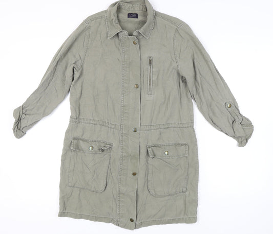 Marks and Spencer Women's Green Size 8 Basic Jacket