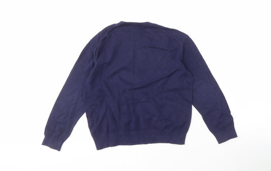 Uniqlo Boys Blue Snoopy Graphic Pullover Jumper Size 8 Years