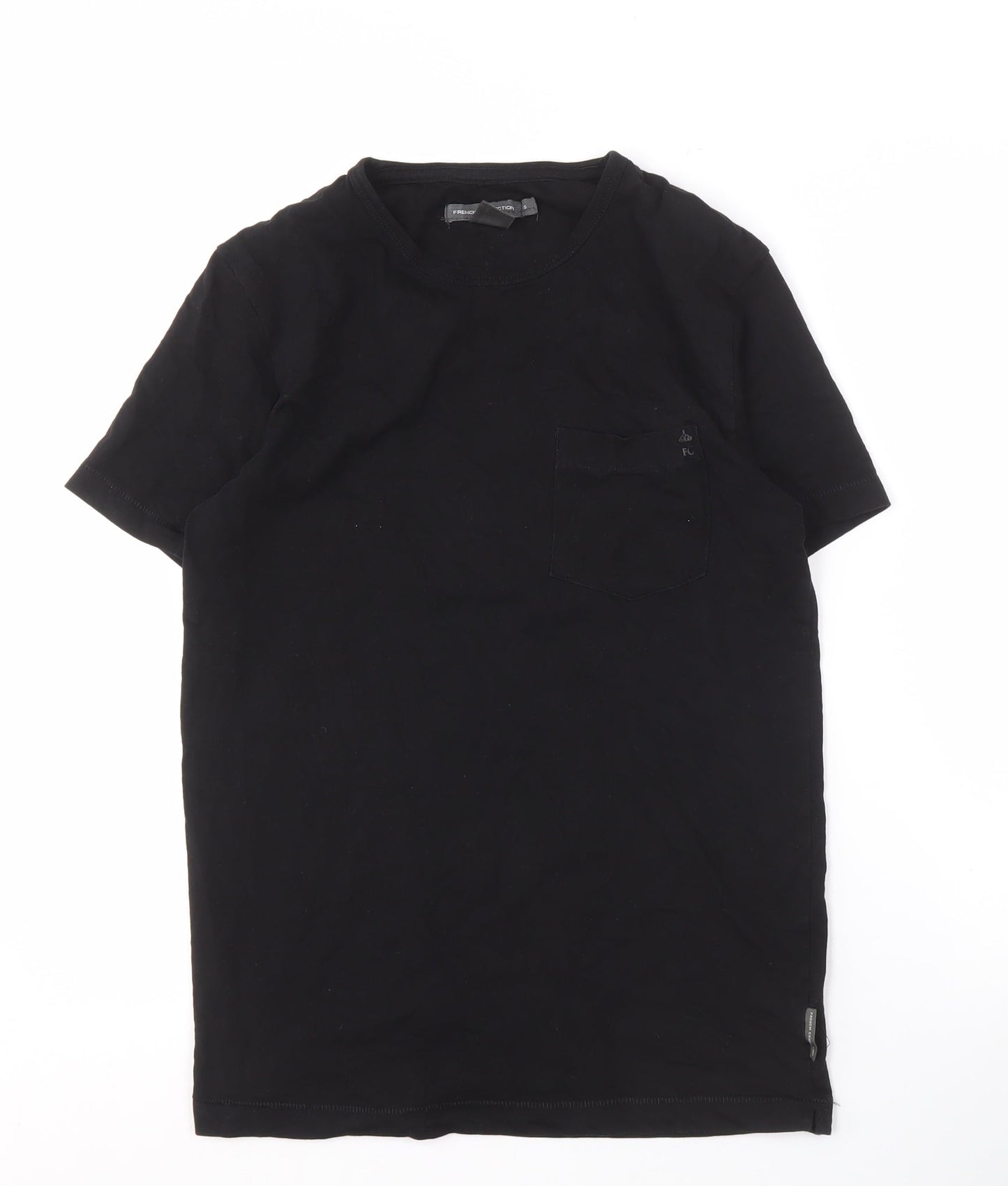 French Connection Men's Black S Crew Neck T-Shirt