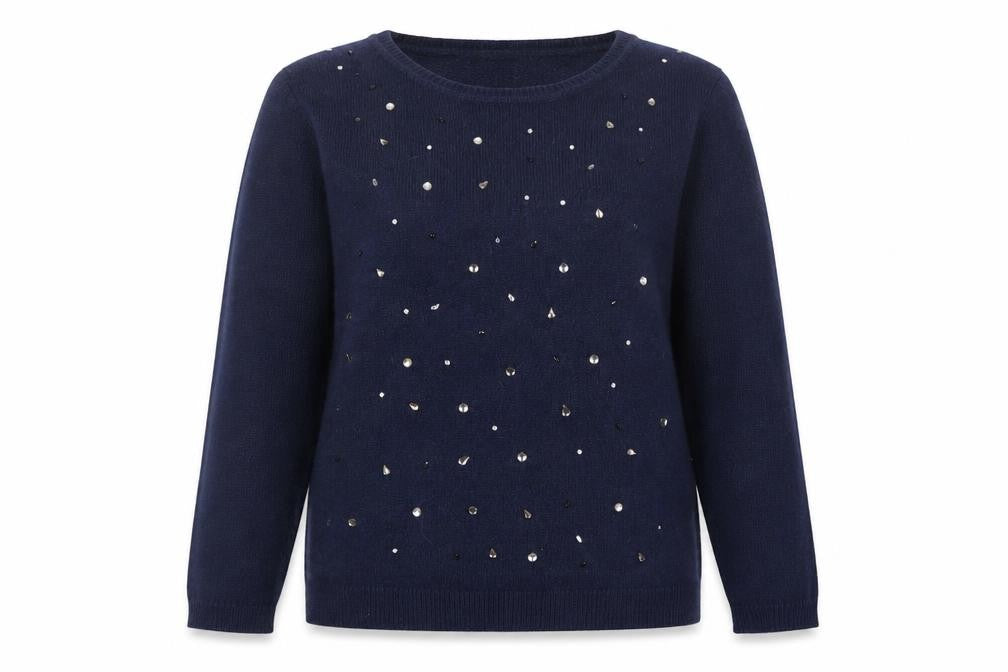 Marks and Spencer Women's Blue Pullover Jumper UK 14