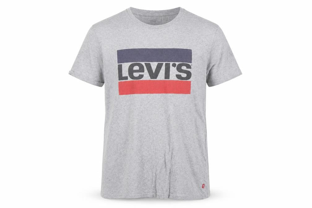 Mens UK Size M Levi's Grey  Cotton T-Shirt