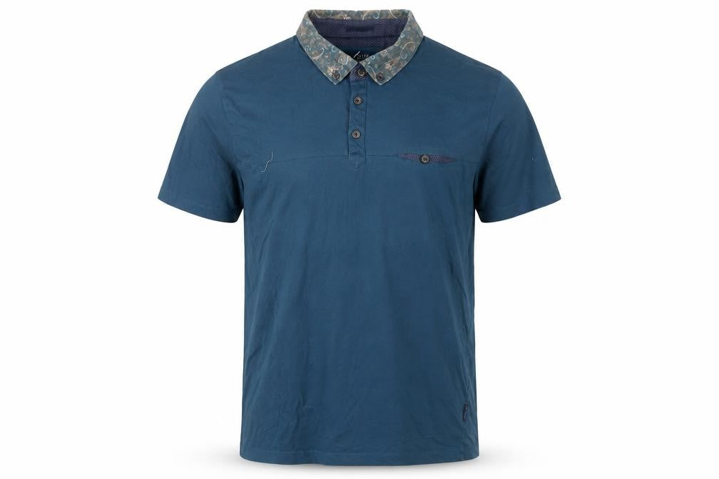 Ted Baker Men's Blue Polo Shirt L Short Sleeve
