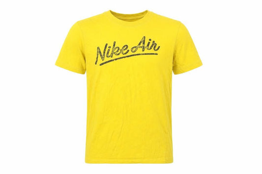 Mens UK Size XS Nike Yellow  Cotton T-Shirt