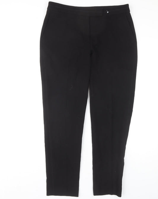 Hobbs Women's Black Tapered Trousers Size 12