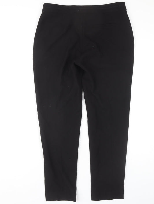 Hobbs Women's Black Tapered Trousers Size 12