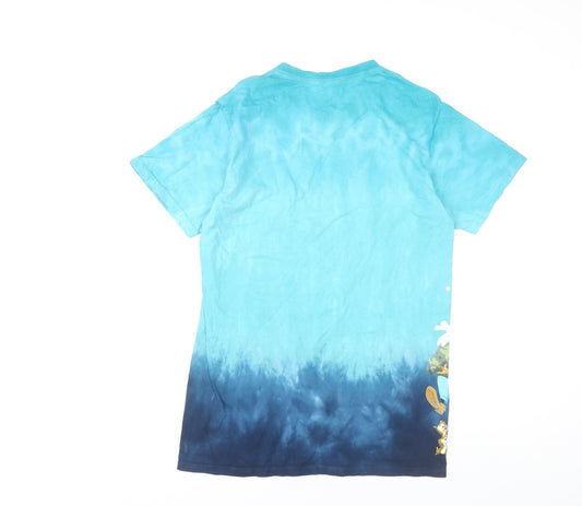 Disney Unisex Blue Graphic T-Shirt Size S