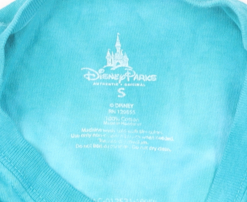 Disney Unisex Blue Graphic T-Shirt Size S
