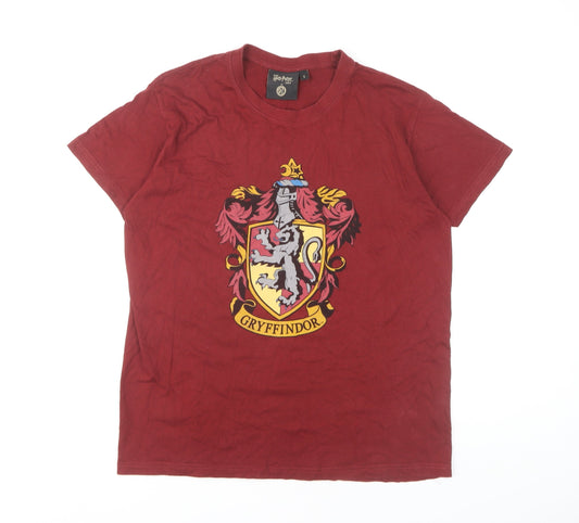 Harry Potter Gryffindor Red T-Shirt Men S