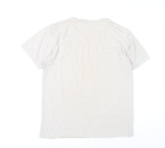 Hard Rock Cafe Men's White L Graphic T-Shirt