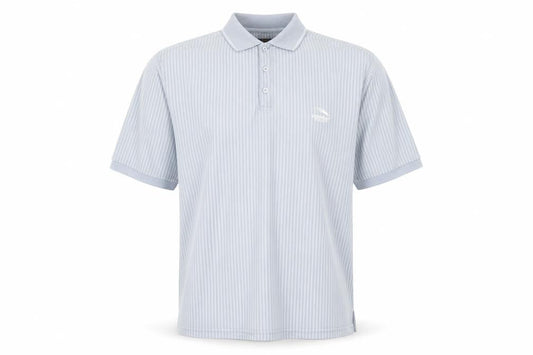 Donnay Men's Blue XL Striped Golf Polo Shirt