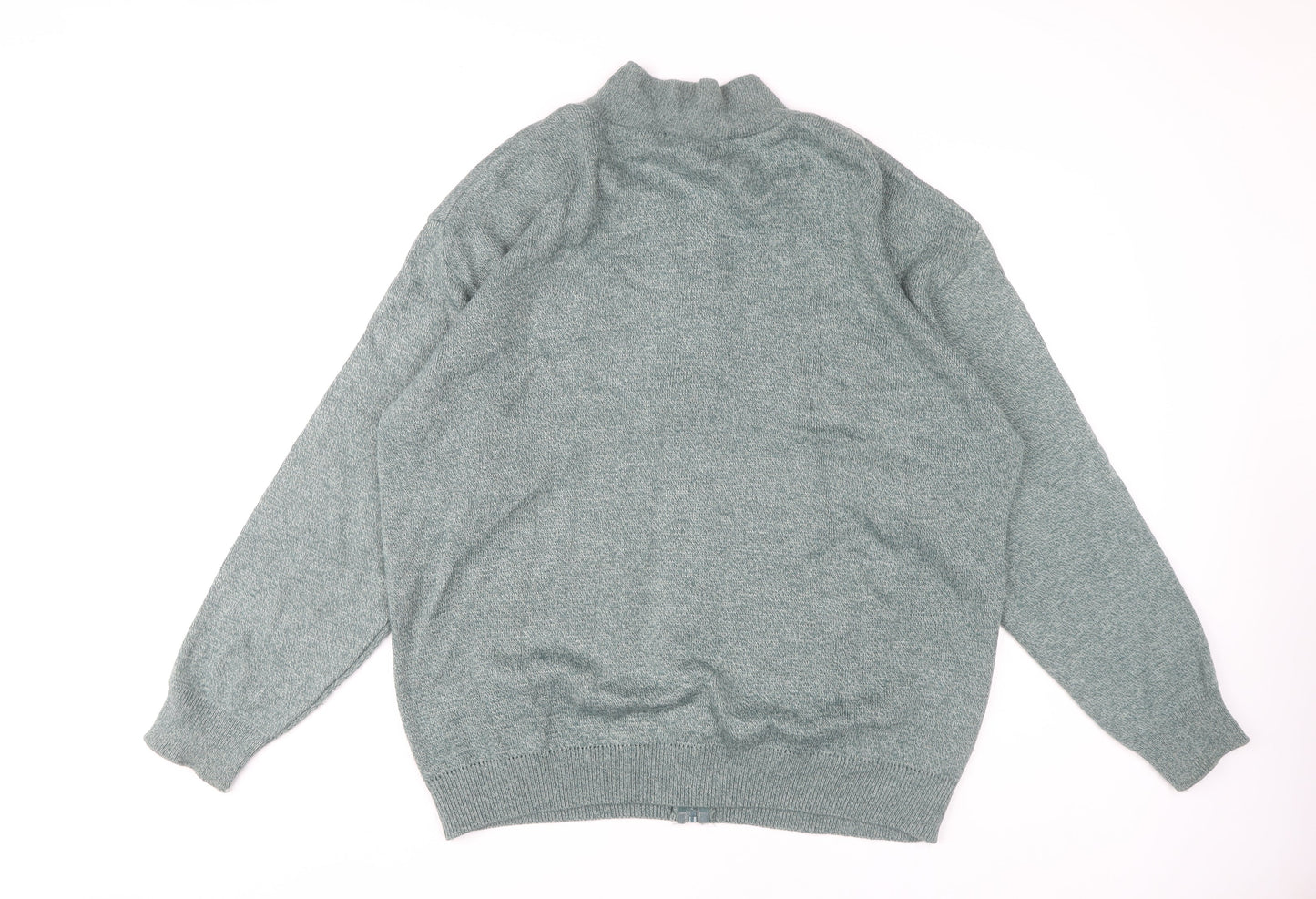 Greenwoods Men's Grey Full Zip Jumper XL