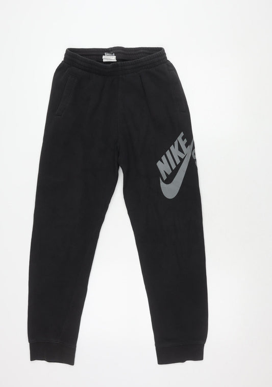 Nike Boys Black Jogger Trousers XL Activewear