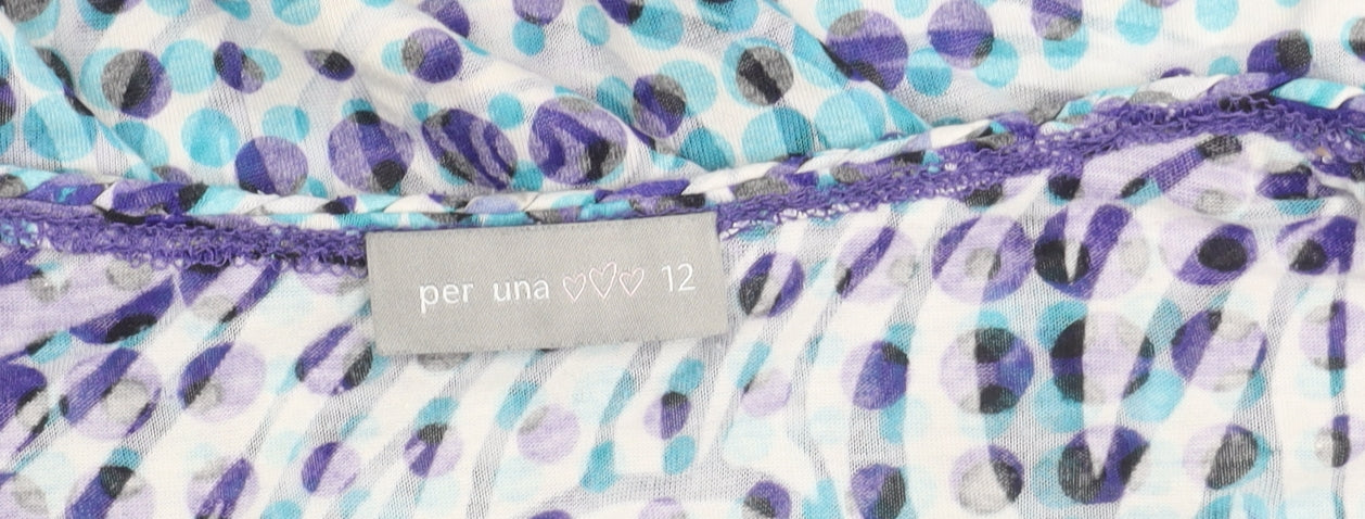 Marks and Spencer Women's Purple Blouse Size 12