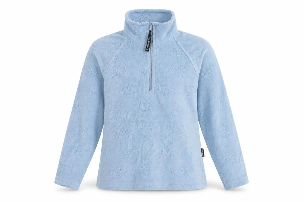 Womens UK M Regular Jack Wolfskin Blue Full Zip Sweatshirt
