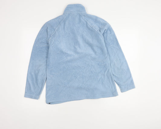 Jack Wolfskin Women's Blue Fleece Sweatshirt M