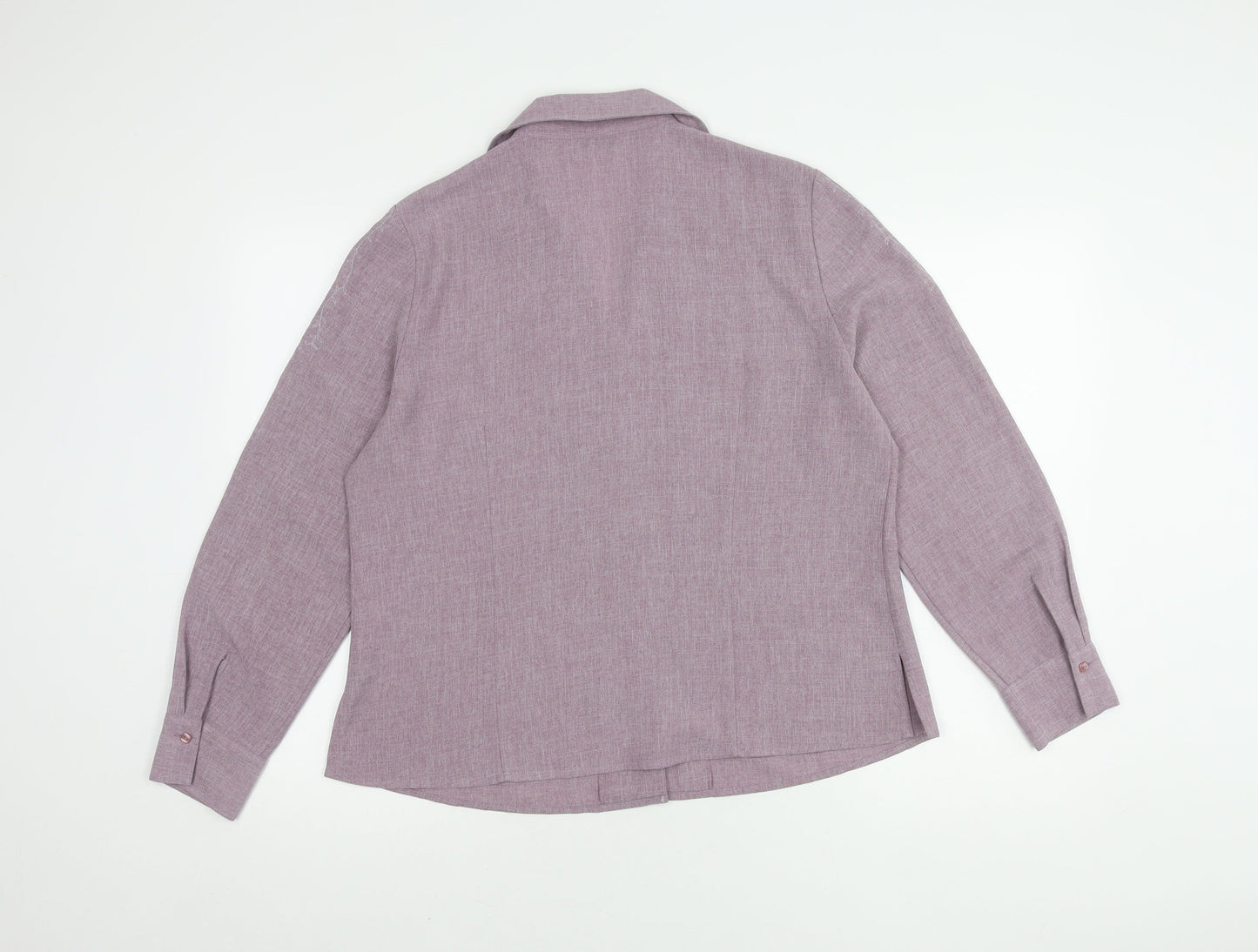 Berketex Women's Purple Button Blouse Size 16