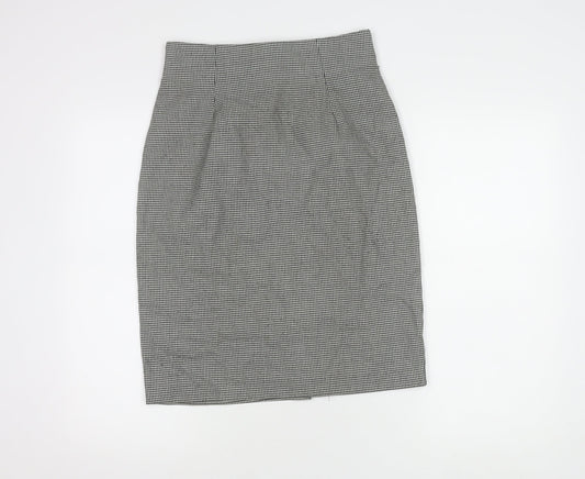 St Michael Women's Black Knee Length Pencil Skirt L
