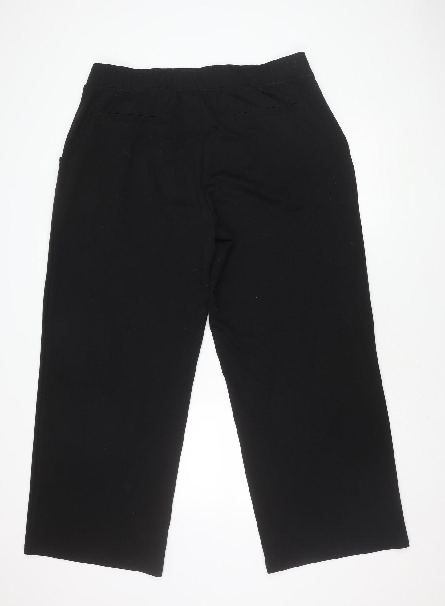 Bonprix Women's Black Relaxed Fit Trousers XL