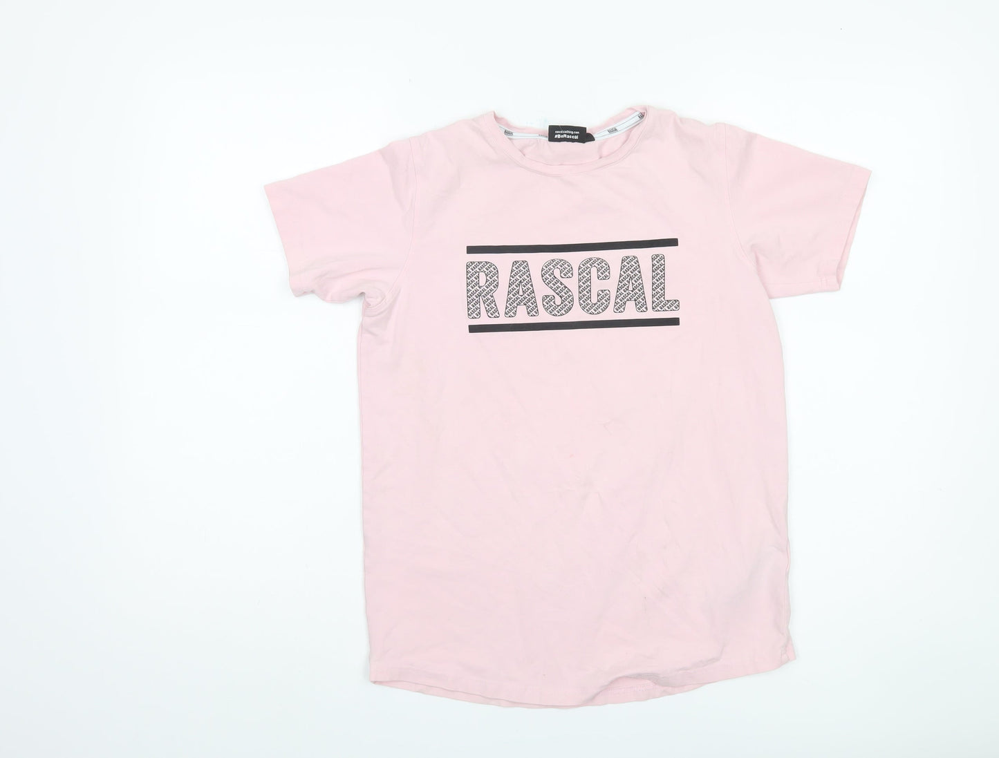 Rascal Pink Teen T-Shirt, XL, Casual Crew Neck