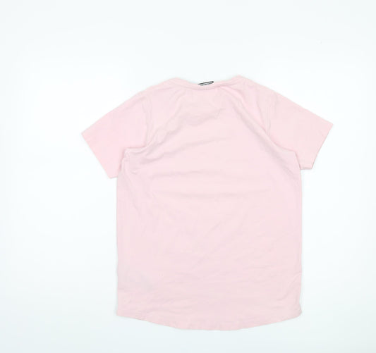 Rascal Pink Teen T-Shirt, XL, Casual Crew Neck