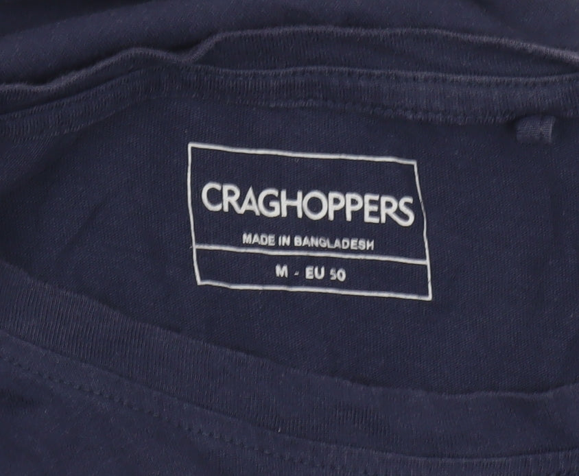 Craghoppers Men's Blue Graphic Print T-Shirt - M