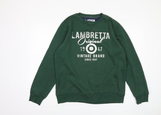 Lambretta Men's Green Vintage Sweatshirt - Size L