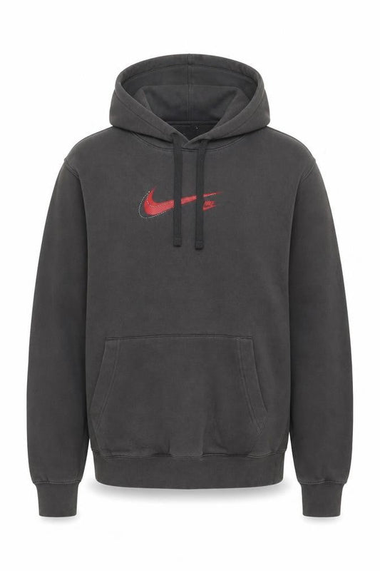Mens UK S Regular Nike Grey Pullover Hoodie