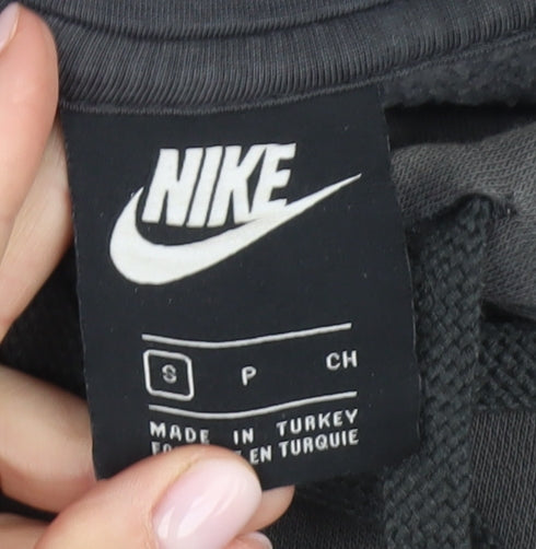 Nike Men's Grey Pullover Hoodie S Fleece
