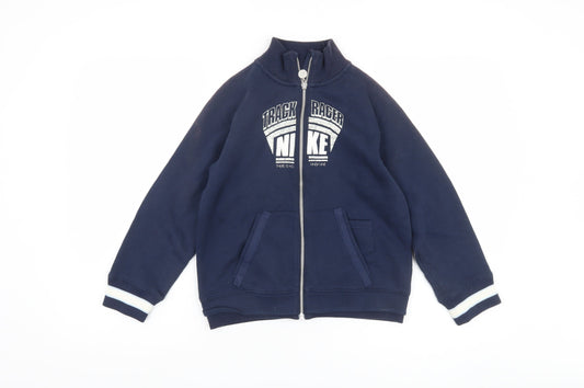 Nike Boys Blue Track Jacket XL with Logo