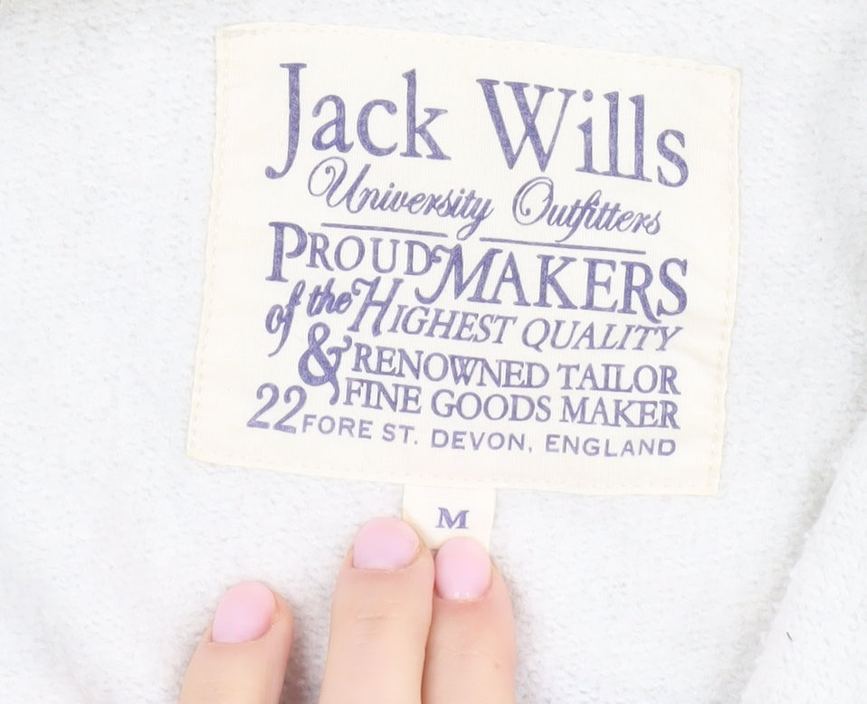 Jack Wills Men's Grey Full Zip Hoodie M