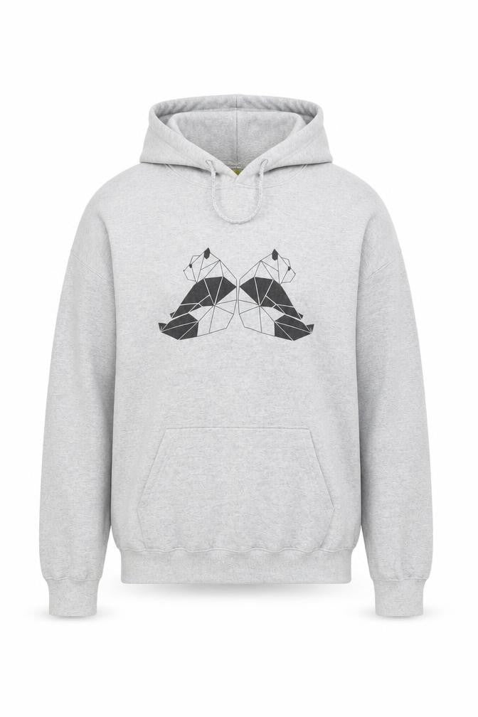 Edinburgh Zoo XL Grey Hoodie Unisex Animal Graphic