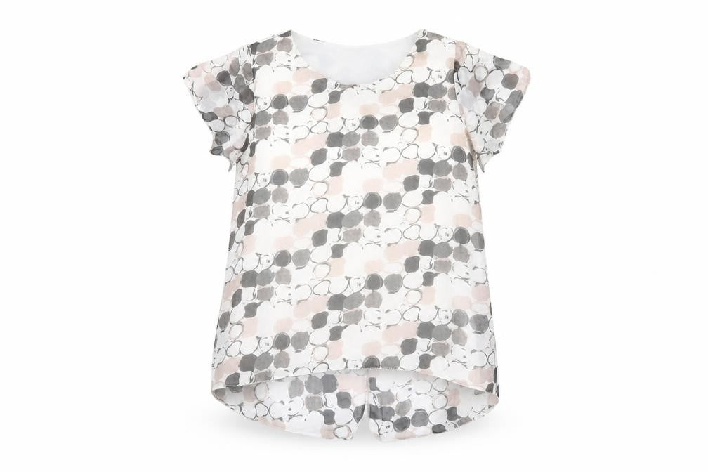 GIUSY Women's Multicoloured Geometric Blouse