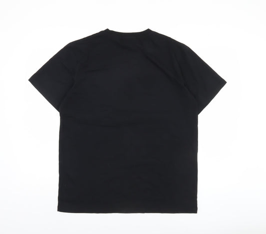 Wolkernite Men's Black XL Graphic Print T-Shirt