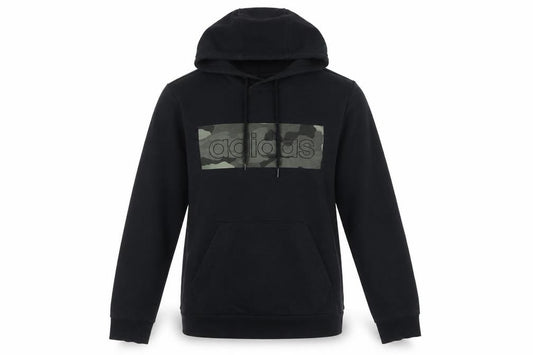 Mens UK M Regular adidas Black Pullover Hoodie