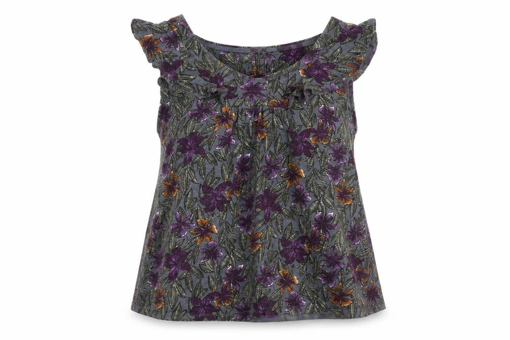FatFace Women's Multicoloured Floral Blouse Size 10