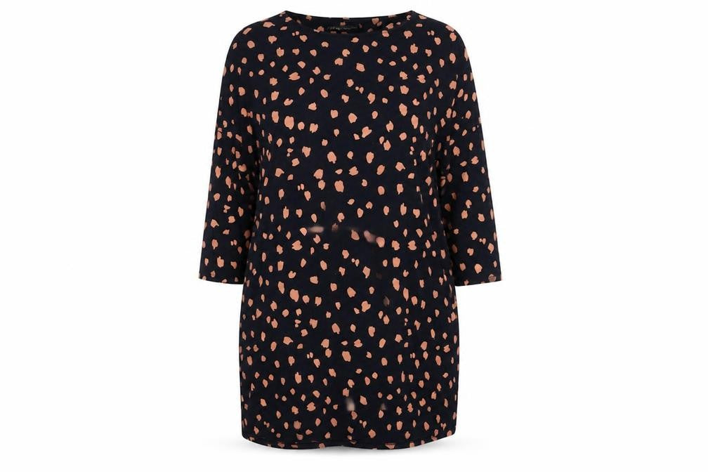 Capsule Women's Multicoloured Animal Print Shift Dress Size 12-14