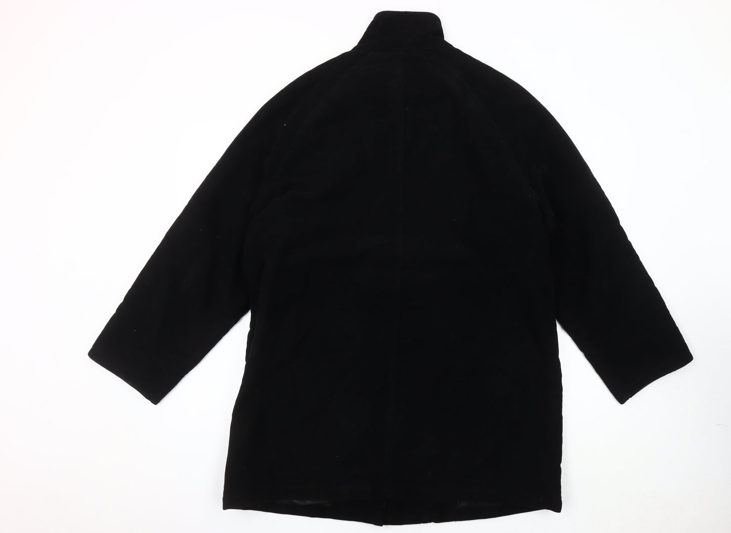 Marks and Spencer Women’s Black Coat Size 14 Zip Toggle