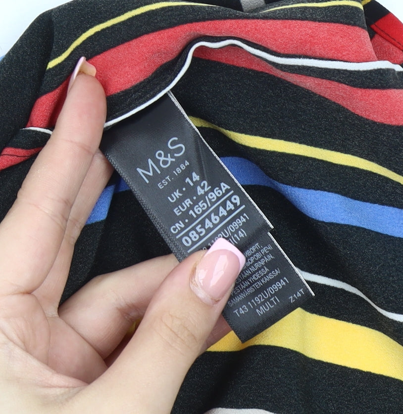 Marks and Spencer Women's Multicoloured Blouse Size 14