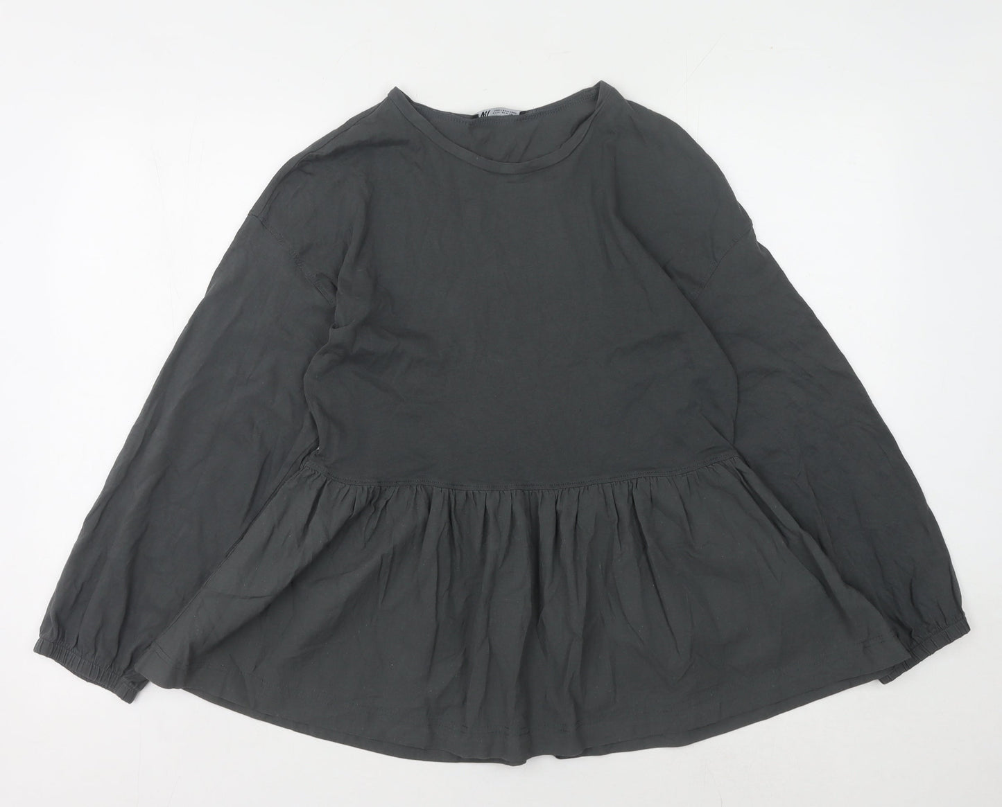 Zara Women's Black Long Sleeve Top M