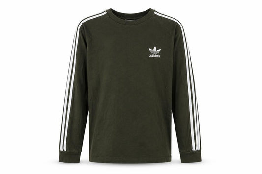 Adidas Kids Green Jersey T-Shirt - Long Sleeve, 12-13 Years