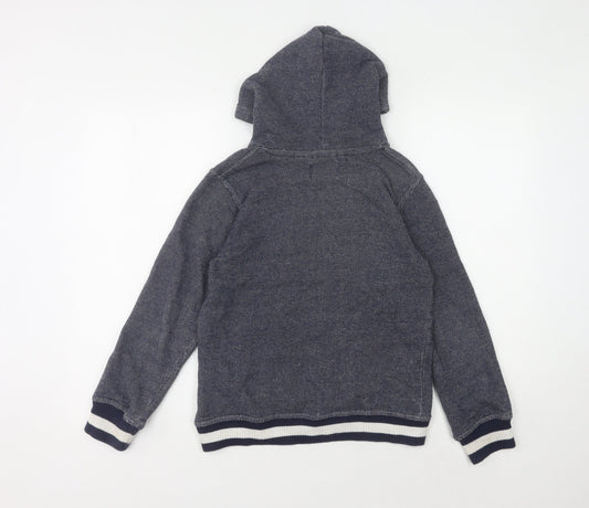 Zara Boys Blue Pullover Hoodie 11-12 Years - Casual City Style