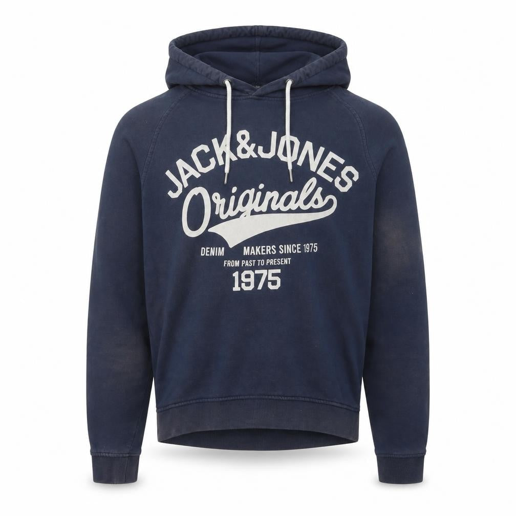 Mens UK M Regular JACK & JONES Blue Pullover Hoodie