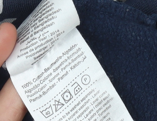 Jack & Jones Men's Blue Pullover Hoodie M Regular Fit