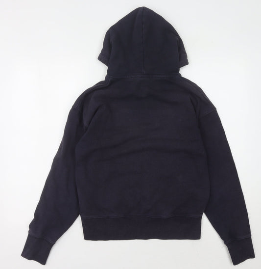 Superdry Women's Navy Hoodie Size 12
