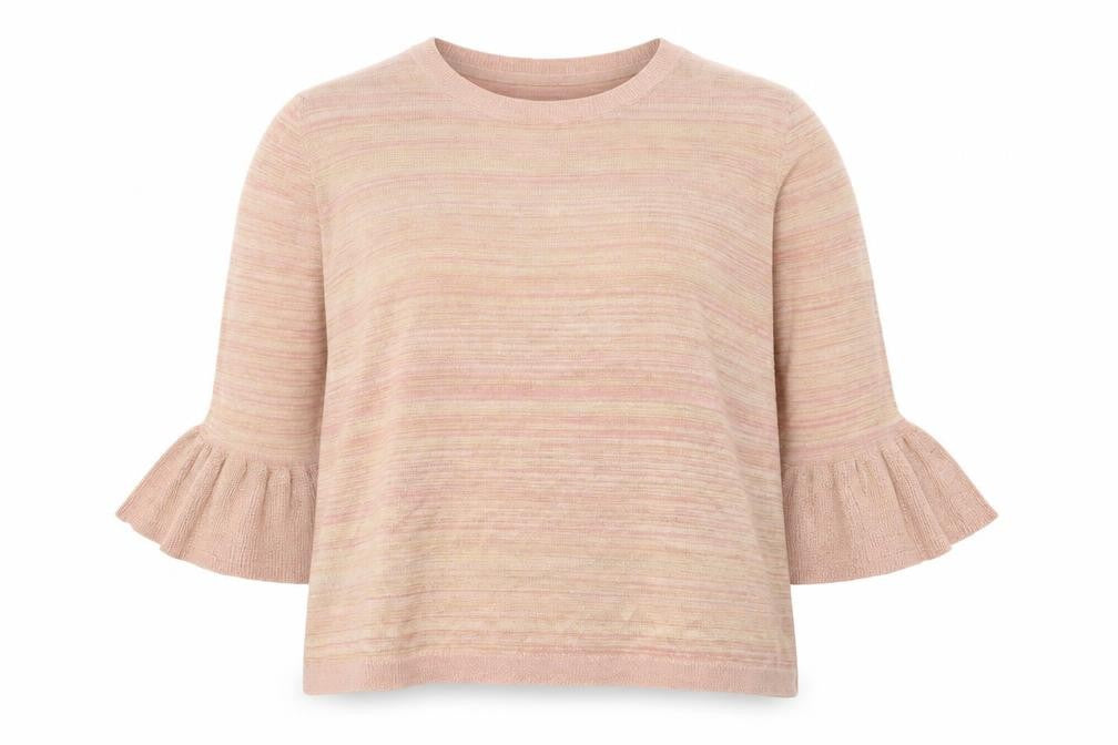 Marks and Spencer Women's Pink Striped Pullover Jumper UK 20