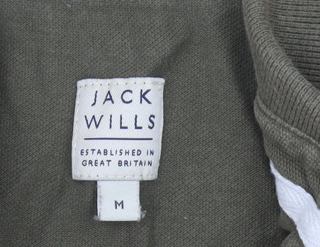 Jack Wills Men's Green Polo M