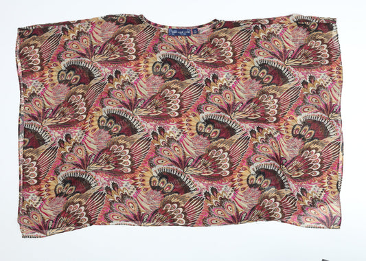 Susan Graver Women's XS Multicoloured Paisley Blouse
